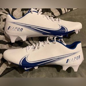 Nike Men's Vapor Edge Speed 360 Football Cleats size 15 white/blue